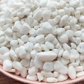2.1lb White Rock Pebbles Pumice Potting Amendment Succulent Cactus Bonsai Gritty Rock Decorative Gravel Plant Drainage White Rock for Fairy Gardening Top Dressing