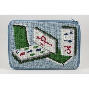 Cosmetic Purse - Mah Jong - Needlepoint Kit