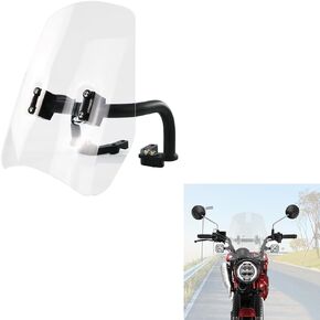Xitomer Motorcycle Windshield Windscreen Fit for CRF300L CRF250L/S 2021-2023/ CRF250L CRF250M 2013-2023, Fit for MONKEY125 2019-2023/ RAIL 125 2021 / CT125 CT110 HUNTER CUB 2020-2023