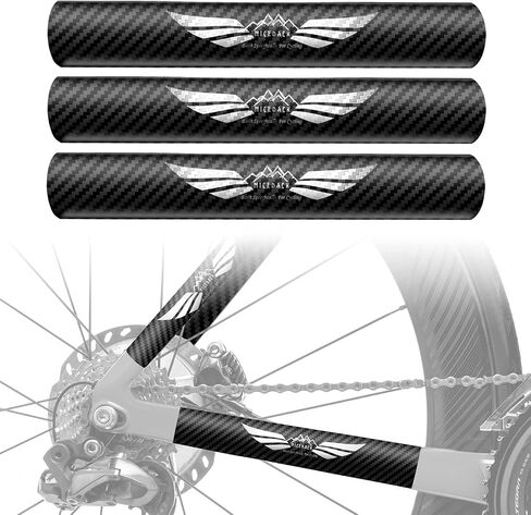 NICEDACK Bike Chainstay Protector, Cycling Bike Chain Guard Decal Stickers Chainstay Bicycle Frame Tape Guard for Mountain Bike Chain Protective Front Fork Protective in Saudi Arabia