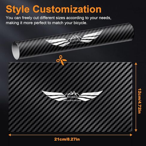 NICEDACK Bike Chainstay Protector, Cycling Bike Chain Guard Decal Stickers Chainstay Bicycle Frame Tape Guard for Mountain Bike Chain Protective Front Fork Protective in Saudi Arabia