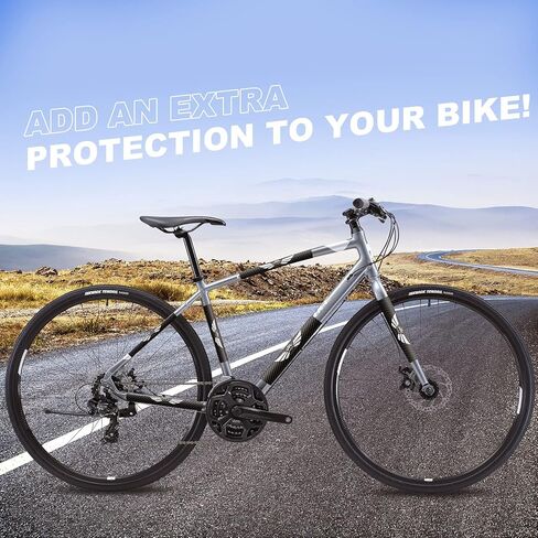 NICEDACK Bike Chainstay Protector, Cycling Bike Chain Guard Decal Stickers Chainstay Bicycle Frame Tape Guard for Mountain Bike Chain Protective Front Fork Protective in Saudi Arabia