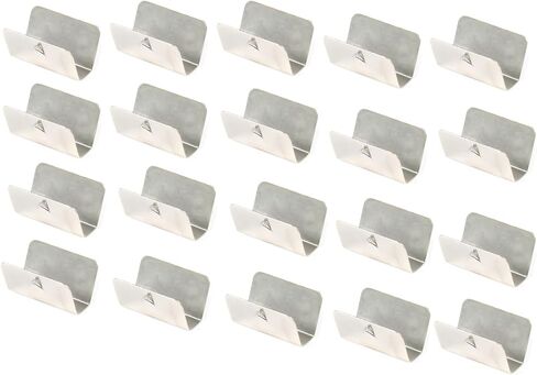 ACLONG Wind Deflector Clips, 20 PCS in Channel Rain Guards Fitting Clips Stainless Steel in Saudi Arabia