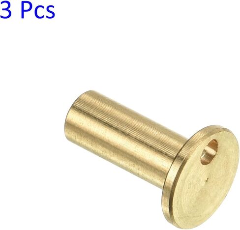 M METERXITY 3 Pack Golf Brass Tip Weight - Carbon Wood Iron Steel Shafts Plug Weight Tip Accessories, Light & Portable, Apply to Golf Club (12.7x8.5-mm, Copper) in Kuwait