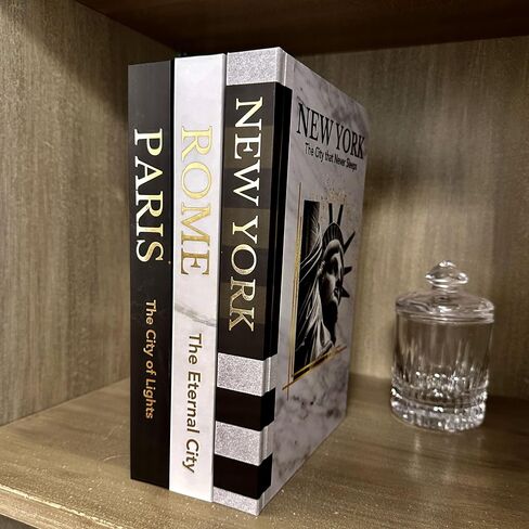 Decorative Books for Home Decor I Libros Decorativos Set with Blank Pages, Coffee Table Decor,Home Bookshelf Decor, Adornos para Sala Modernos, Room Decor Aesthetic, Faux Books, Books for Decor in Saudi Arabia