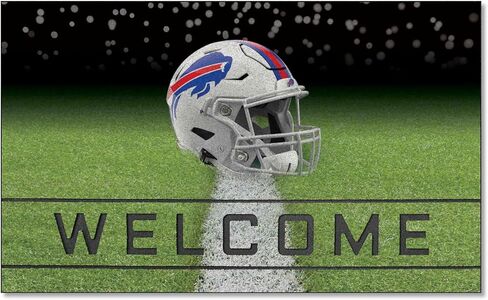 FANMATS 19936 Buffalo Bills Crumb Rubber Outdoor Door Mat - 18in. x 30in. in Saudi Arabia