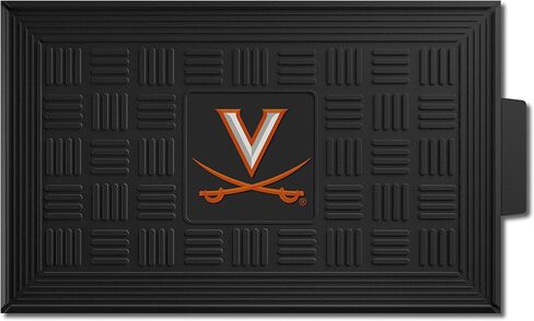 FANMATS 13251 Virginia Cavaliers Heavy Duty Vinyl Medallion Outdoor Door Mat - 19.5in. x 31in. in Saudi Arabia