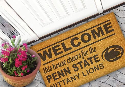 KH Sports Fan Penn State Nittany Lions Welcome Team Coir Doormat, Multi in Saudi Arabia