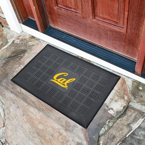 FANMATS 12661 Cal Golden Bears Heavy Duty Vinyl Medallion Outdoor Door Mat - 19.5in. x 31in. in Saudi Arabia