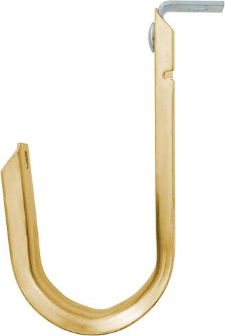 Prime Cable Management - 2 Inch Heavy Duty Metal Cable & Wire Support J-Hook Hangers with Angle Clip for attaching horizontal surfaces (ceilings, beams K) & 1/4 inch threaded rod in Saudi Arabia