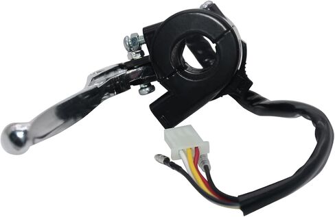 JDLLONG PW50 Left Right Brake Lever Throttle Housing Start Switch Fit for Yamaha PW50 PY50 Peewee Y-Zinger Motorcycle Dirt Bike with Black Hand Grip Set & Front and Rear Brake Cable in Saudi Arabia
