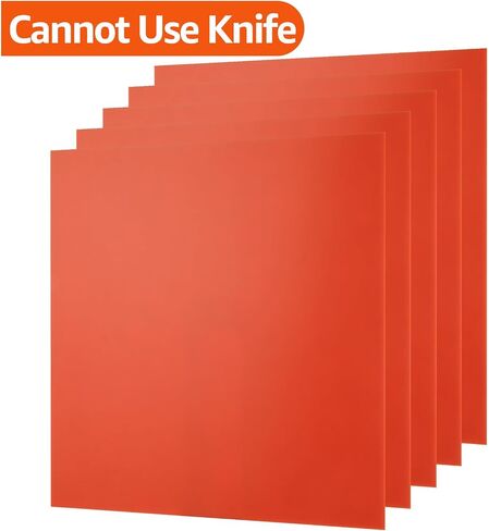 5 Pack Orange Opaque Glossy Acrylic Sheets, 12" x 12" Plexiglass Sheets 1/8 inch Thick, Plastic Sheets Acrylic Blank Boards Panel for Laser Cutting & Engraving Decor, Crafts, Signs in Saudi Arabia