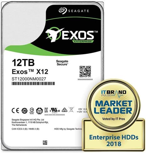 Seagate Exos 7E8 6 تيرابايت 512e SATA 256 ميجابايت كاش 3.5 بوصة محرك الأقراص الصلبة للمؤسسات (ST6000NM0115) (متجدد) in Saudi Arabia