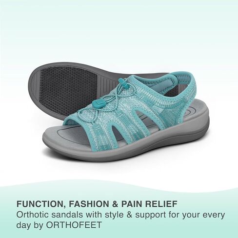 Orthofeet Women's Orthopedic Stretchable Maui Sandals in Kuwait