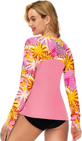 قمصان Deerose النسائية Rash Guard بأكمام طويلة للحماية من الشمس للسباحة in Kuwait