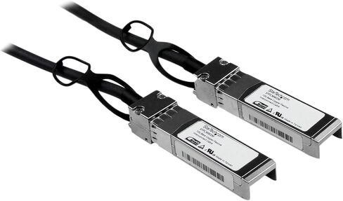 StarTech.com Cisco SFP-H10GB-CU1M Compatible 1m 10G SFP+ to SFP+ Direct Attach Cable Twinax - 10GbE SFP+ Copper DAC 10Gbps Low Power Passive Transceiver Module DAC Firepower ASR920 (SFPCMM1M) in Saudi Arabia