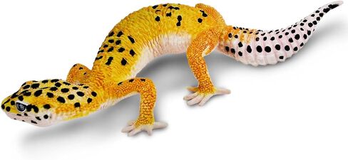 Safari Ltd. Leopard Gecko Figurine - Detailed 7" Plastic Model Figure - Fun Educational Toy for Boys, Girls & Kids Ages 3+ in Saudi Arabia