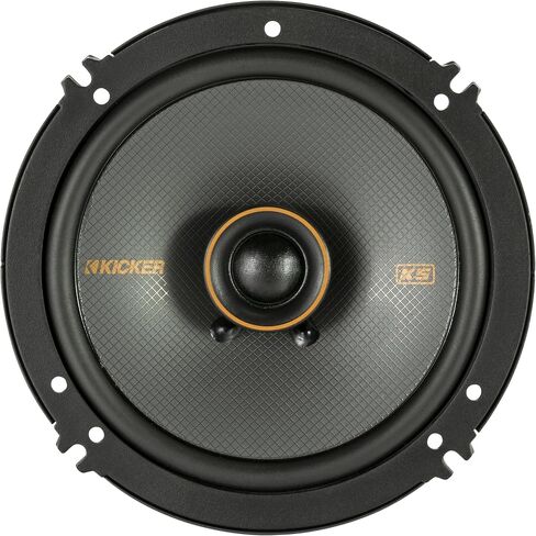 KICKER 51KSC6504 Coaxial Speaker System, 2-Way Design, One (1) Pair, 6.5" (160mm) Polypropylene Woofer/Midrange, 3/4" (20mm) Silk-Dome Tweeters, 100 Watts RMS, 200 Watts Peak in Saudi Arabia