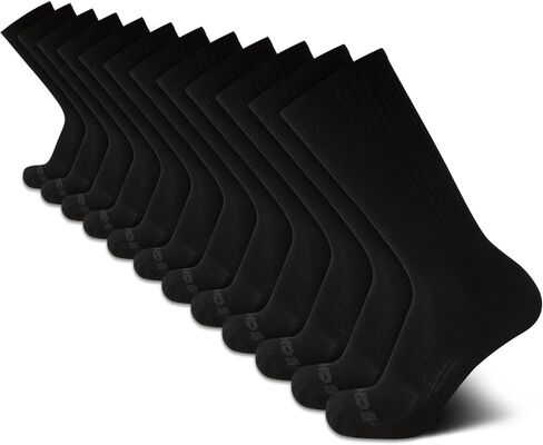 AND1 Men's Athletic Arch Compression Cushion Comfort Crew Socks (12 Pack) in Saudi Arabia