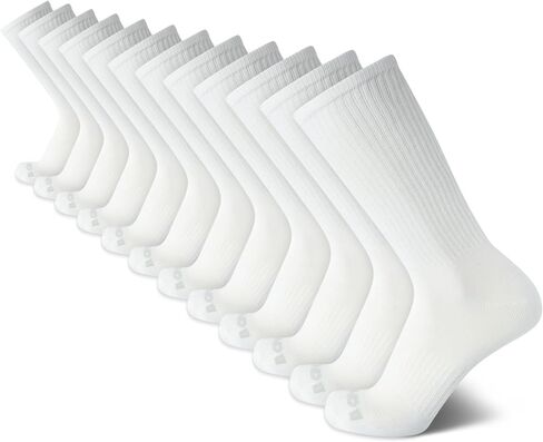 AND1 Men's Athletic Arch Compression Cushion Comfort Crew Socks (12 Pack) in Saudi Arabia