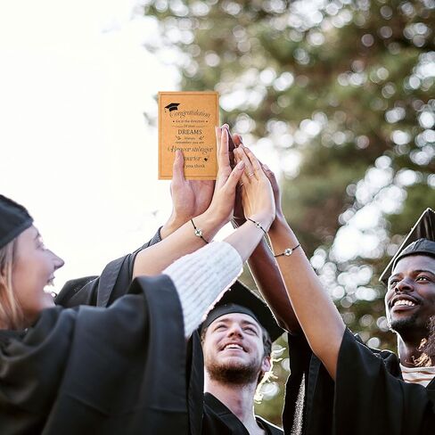 Remuuly 20 Sets 2024 Graduation Gifts Set Include Graduation Adjustable Compass Bracelet Keychain Envelopes with Inspirational Cards Graduation College High School Gifts for Classmates in Saudi Arabia