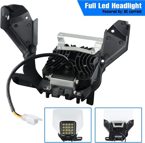 MCHMFG Dirtbike Headlight,LED Enduro Pit Bike Light Kit Universal For Most Dirt Pit Bike Motorcycle TC FC TE FE TX FX in Kuwait