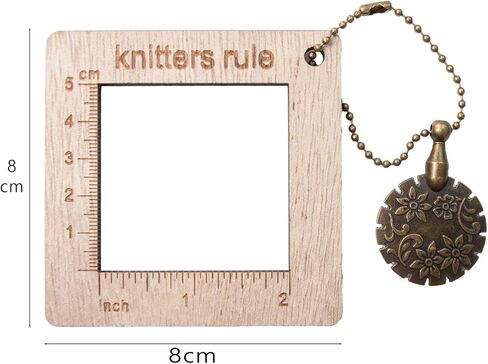 مسطرة حياكة مسطرة حياكة خشبية مربعة مع قاطع غزل لحرف الحياكة in Kuwait