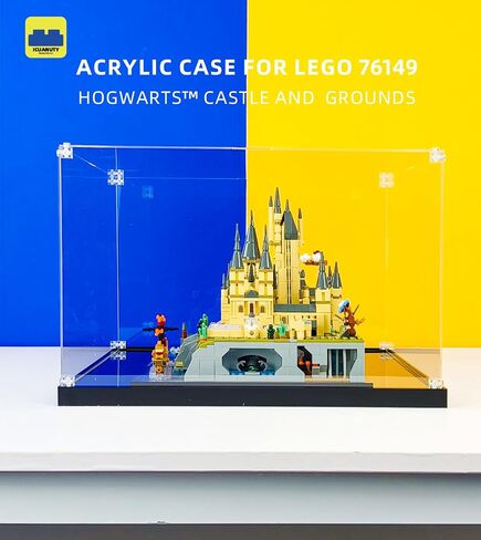 حافظة عرض أكريليك iCUANUTY لقلعة وأراضي Lego Hogwarts 76419، صندوق عرض مقاوم للغبار لـ Lego 76419، الحجم: 15.4 × 11.4 × 10 بوصة (غير متضمن في النموذج) in Saudi Arabia