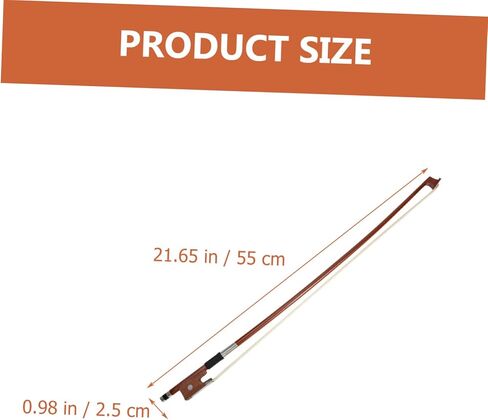Mikinona كمان القوس الكمان أداة العود ملحقات الكمان عصا الكمان كمان جزء القوس الموسيقي لأداة القوس الخشبي لوازم ممارسة الشعر للطلاب in Kuwait