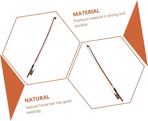 Mikinona كمان القوس الكمان أداة العود ملحقات الكمان عصا الكمان كمان جزء القوس الموسيقي لأداة القوس الخشبي لوازم ممارسة الشعر للطلاب in Kuwait