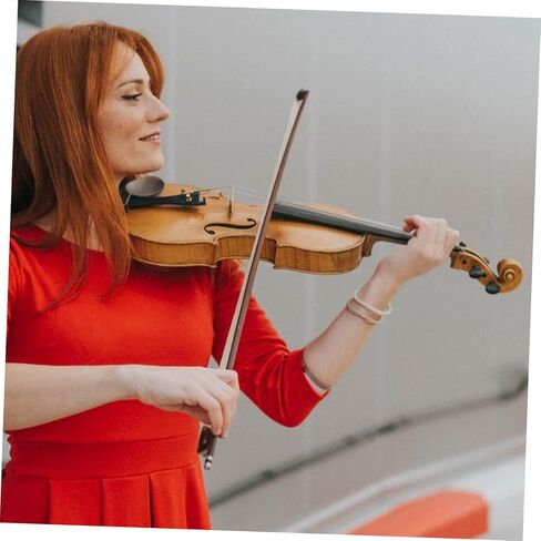 Mikinona كمان القوس الكمان أداة العود ملحقات الكمان عصا الكمان كمان جزء القوس الموسيقي لأداة القوس الخشبي لوازم ممارسة الشعر للطلاب in Kuwait