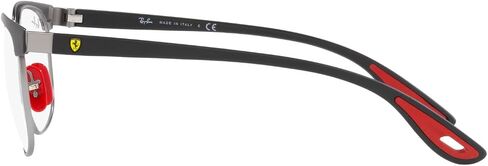 Ray-Ban Rx3698vm Scuderia Ferrari Collection Square Prescription Eyewear Frames in Saudi Arabia