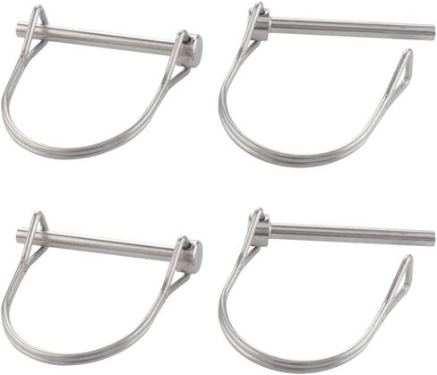 4 Pack Safety Coupler Pin 0.197" x 1.97"(5mm x 50mm), Full Marine Grade 316 Stainless Steel Heavy Duty Shaft Locking Pin in Saudi Arabia
