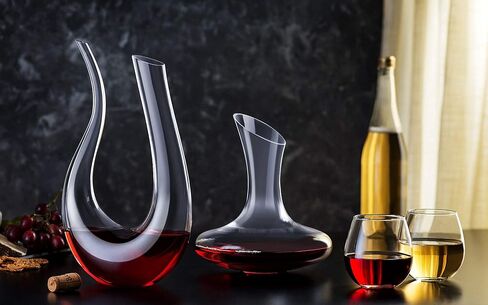 كؤوس النبيذ JoyJolt Spirits بدون جذع للنبيذ الأحمر أو الأبيض (مجموعة من 4) - 15 أونصة in Kuwait