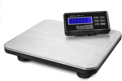 Flexzion Digital Shipping and Postal Scale, Heavy Duty Stainless Steel Platform, 440Lbs 200KG Weight Capacity with LCD Backlight Display and AC Adapter in Saudi Arabia