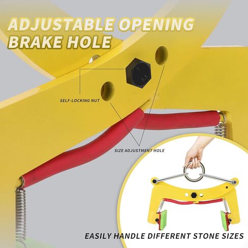 الجرانيت بلاطة رفع المشبك 716 رطل حجر رفع المشابك الثقيلة رفع المشابك للحجر الحجر المشبك الصخور المشبك الجرانيت المشابك قابل للتعديل الجرانيت كبح المشبك مقص رافع المشبك، D325 in Kuwait