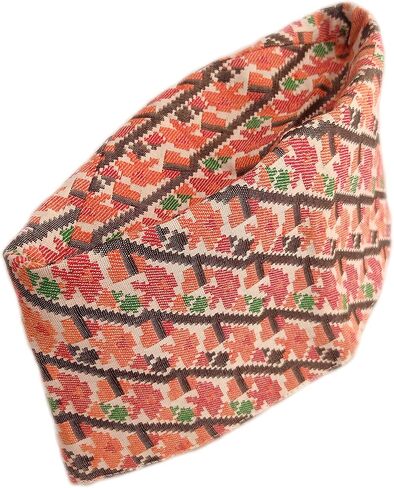 Nepali Traditional Handmade Cotton Palpali Dhaka Topi Nepali Hat ACT02 in Saudi Arabia