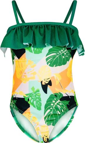 IKALI الأربعاء الفتيات ملابس السباحة ثوب السباحة 1 الكتف قطعة واحدة ملابس السباحة السوداء ملابس السباحة طفح الحرس مجموعات in Kuwait