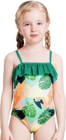 IKALI الأربعاء الفتيات ملابس السباحة ثوب السباحة 1 الكتف قطعة واحدة ملابس السباحة السوداء ملابس السباحة طفح الحرس مجموعات in Kuwait