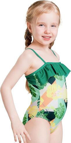 IKALI الأربعاء الفتيات ملابس السباحة ثوب السباحة 1 الكتف قطعة واحدة ملابس السباحة السوداء ملابس السباحة طفح الحرس مجموعات in Kuwait