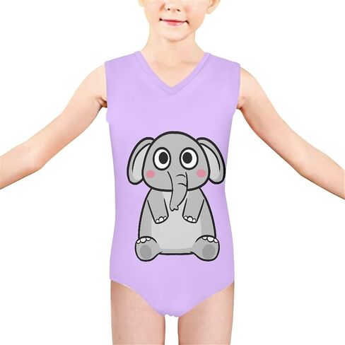 Bulopur Girls' One-Piece Swimwear Age 3-14 Years Teens Little Kids Polyester Swimsuits Sleeveless Bathing Suit in Saudi Arabia
