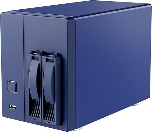 حاوية NKZKN U-NAS 2-Bay NAS مع SODIMM DDR4 (2 جيجابايت) وسرعة تخزين عالية 2.5 جيجا بايت ESXI - معالج J4125 رباعي النواة رباعي الخيوط in Kuwait