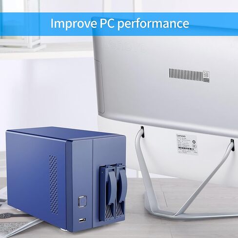 حاوية NKZKN U-NAS 2-Bay NAS مع SODIMM DDR4 (2 جيجابايت) وسرعة تخزين عالية 2.5 جيجا بايت ESXI - معالج J4125 رباعي النواة رباعي الخيوط in Kuwait