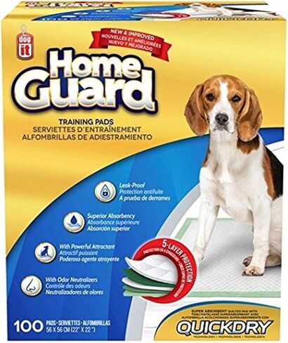 Dogit Dog and Puppy Pee Pads 100 Pack and Pad Holder Combo, Training Pads for Dogs in Saudi Arabia