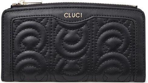 CLUCI Wallet Women Leather Bifold Wallet Credit Card Holder with Zipper Pocket in Saudi Arabia