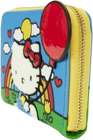 محفظة Loungefly Sanrio Hello Kitty للذكرى الخمسين بسحاب حول المحفظة in Saudi Arabia