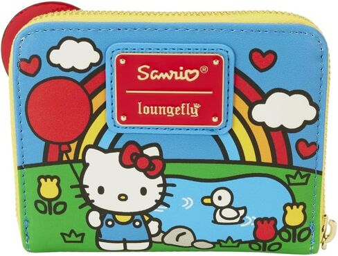 محفظة Loungefly Sanrio Hello Kitty للذكرى الخمسين بسحاب حول المحفظة in Saudi Arabia