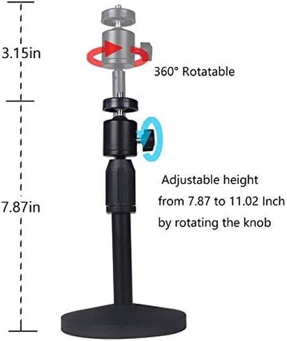 Desktop Mini Projector Stand,Mini Projector Mount,Angle Adjustable Projectors Stand with 1/4in Mounting Screw, Length 7.87-11.02in/20-28cm, Load 11.02lbs in Kuwait