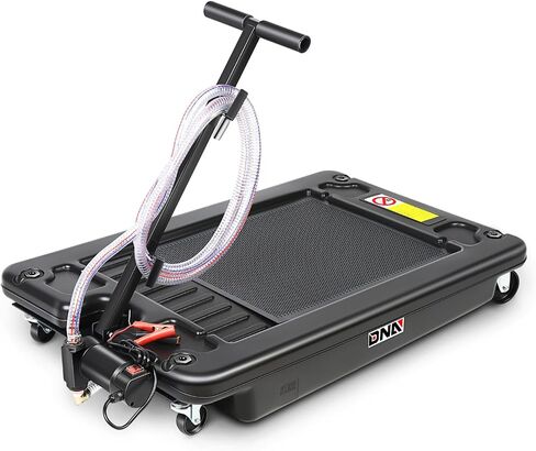 DNA MOTORING 17 Gallon Electric Oil Drain Pan with Pump, Evacuation Hose, T-Handle, Low Profile for Trucks Buses RVs, TOOLS-00383 in Saudi Arabia
