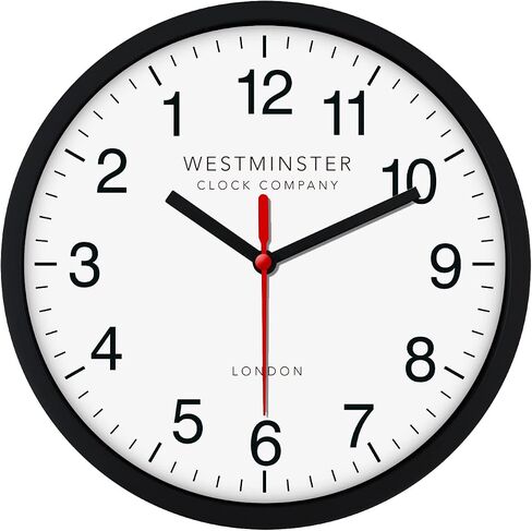 Westminster Backwards Clock 8 Inch Wall Clock Unique Funny Gag Gift (Runs Counter Clockwise and Reverse) in Saudi Arabia